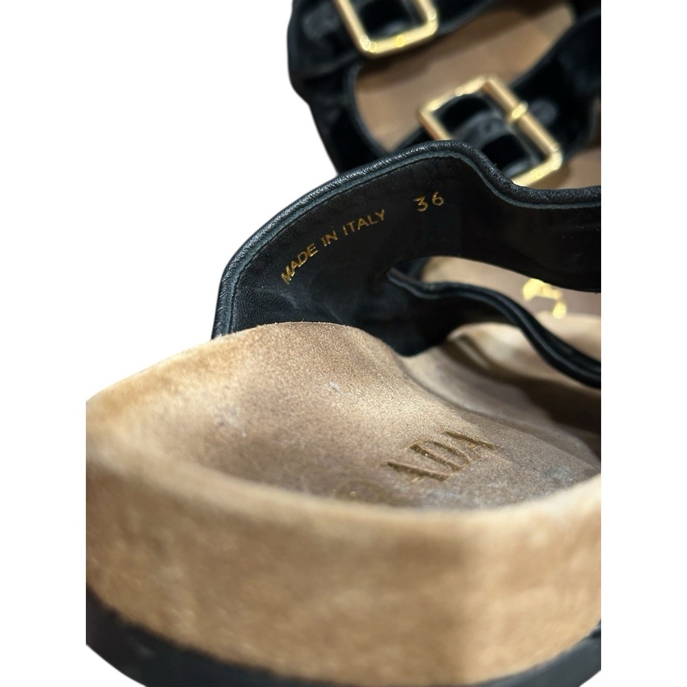 Prada Black Velvet Slip-On Women's Sandals Size 36 US 6 - Picture 6 of 6